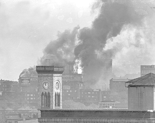 old town market clock tower