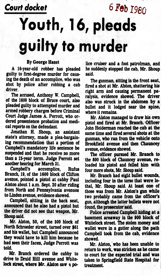 1980 The Evening Sun Wed Feb 6 1980 JH72