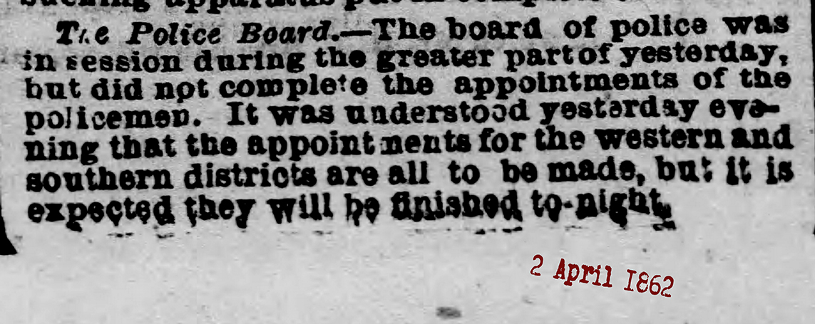 2 April 1862 The Baltimore Sun Wed Apr 2 1862 72 
