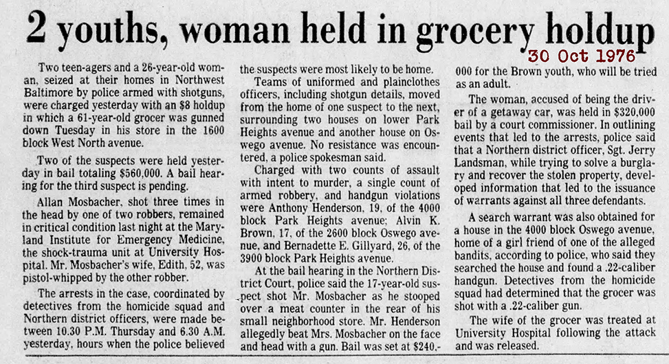 The Baltimore Sun Sat Oct 30 1976 Shotgun unit 72
