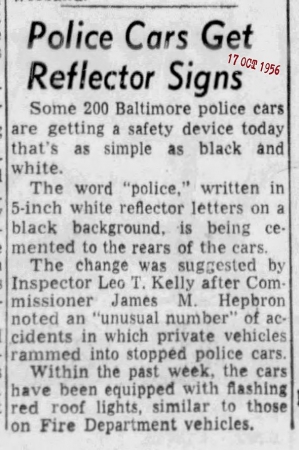 police markings first 2